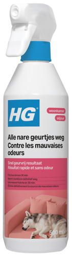 HG alle nare geurtjes weg